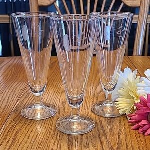 Princess House Pilsner Glasses - Set of 3